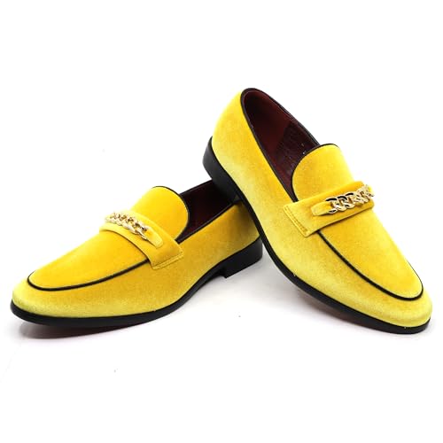 Image of Men's Vintage Velvet Designer Classic Dress Tuxedo Smoking Slipper Loafer Slip On Shoes Arthur-02