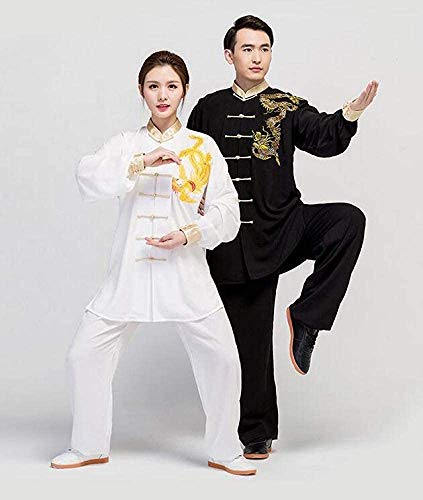 image for UGUHU Tai Chi Clothing Men Women Kung Fu Clothing Martial Arts Uniform