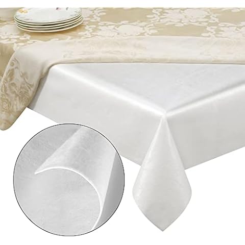 Tablecloths by Design Waterproof Vinyl Table Cover Cover