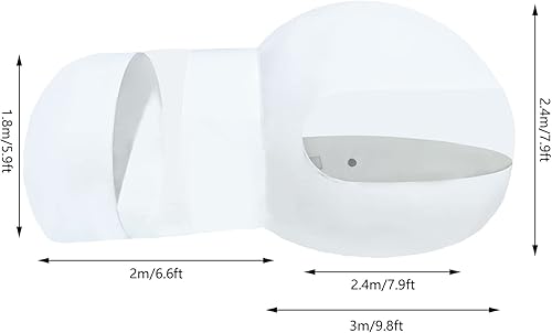 Miniatura 2 de Bepritm - Tienda inflable de burbujas para fiestas, tienda de campaña con soplador de aire de 350 W, cúpula de burbujas transparentes, cabina de
