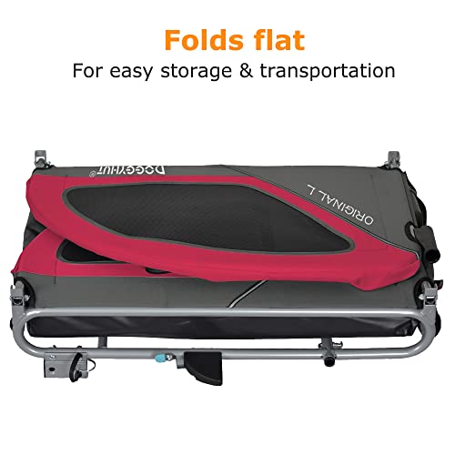 Doggyhut Original Large Fahrradanhänger & Hundebuggy 2 in 1 für Hunden bis 35kg Hundeanhänger Jogger Hundewagen mit Feststellbremse Tiggo 80405