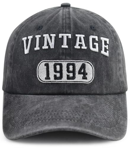 32th Birthday Gifts for Men Women Funny Vintage 1994 Party Decorations Hat Adjustable Embroidered 32 Year Old Birthday Baseball Cap for Husband Wife