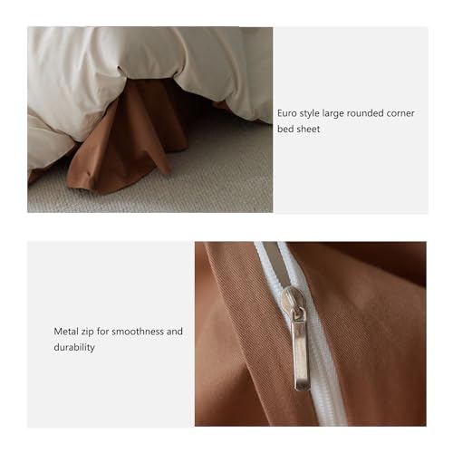 Housse de couette broderie élégante | Parure de lit cocon de douceur