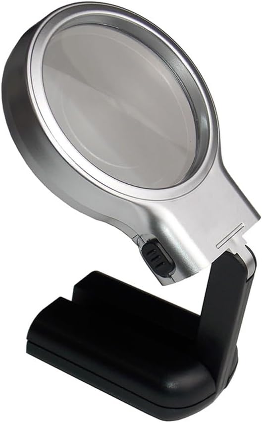 Handheld Magnifying Glass with Lights Optical Lens Magnifier for Reading RepairMagnifier