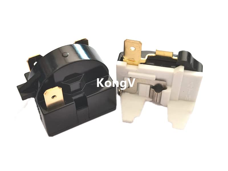 Miniatura 9 de Compresor 4.7 Ohm 3-Pin PTC StarterStart Relay and Overload Kit Compatible con Mini Frigoríficos, Refrigeradores Compactos, Enfriadores de Bebidas y