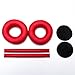 Voarmaks Rainbow Color Ear Pads Headband Cushion Kits Compatible with Sennheiser HD25 HD250BT HD25-ll HD25S Il HMD25 Headphone Foam Covers (Red Sets)
