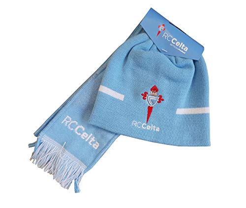 R.C. Celta de Vigo GORCEL Set Bufanda Telar mas Gorro, Unisex bebé, Celeste, Talla Unica Cover