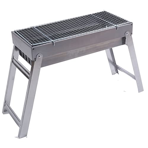 Barbecue de camping au charbon de bois pliable pour pique-nique réussi