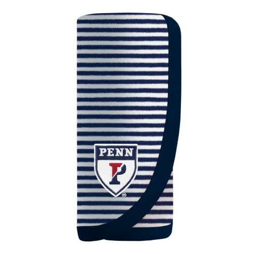 Image of Creative Knitwear College Baby NCAA Infant Striped /Solid Blanket, Unisex, One Size 37.5 X 33.5