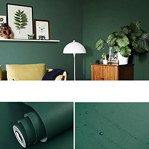 Film vinyle de garde-robe vert foncé 53cm x 5m papier peint auto-adhésif salon - 6