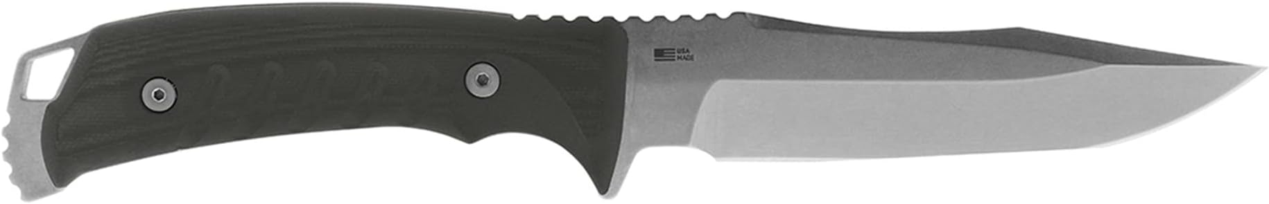 SOG Pillar Fixed Blade Knife- Full Tang 5 Inch S35VN Steel Blade Survival Knife, w/ Linen Micarta Handle and Kydex Sheath, Made in the USA (UF1001-BX)
