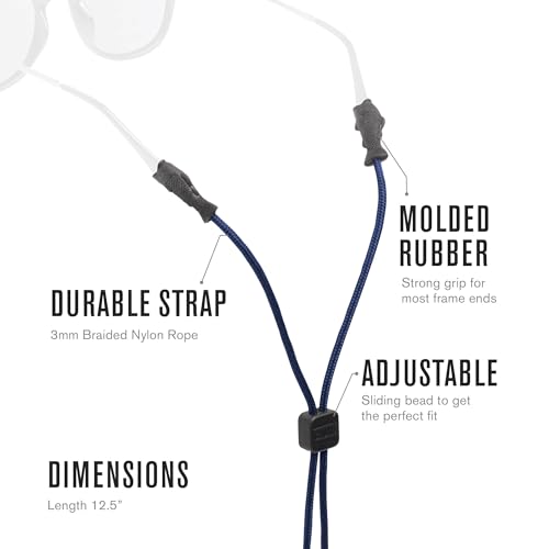 Image of Chums Fish Tip Eyewear Retainer Holder Strap for Sports & Outdoors - Women & Men Sunglasses Strap - 3MM Nylon Rope Cord