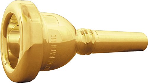 Bach Standard Series Small Shank Trombone Mouthpiece in Gold 11C