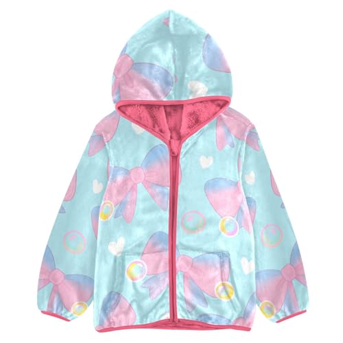 GuoChe Cute Bow Boys Fleece Jacket