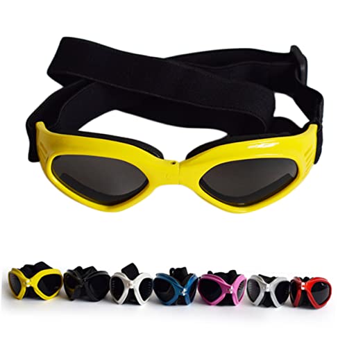 Levemolo Pet Glasses Cat Dog Sunglasses Uv Wind Protection Adjustable Straps Doggles