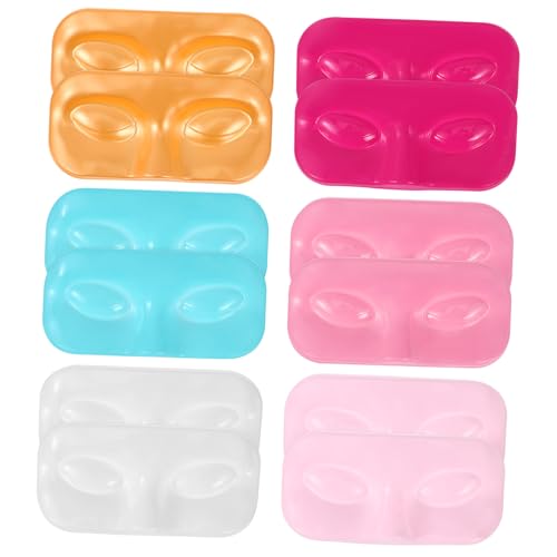 CALLARON 12 Piezas Porta Pestañas Postizas De Bandejas Organizador Para Exhibición De Pestañas Postizas Bandeja Para Guardar Tocador