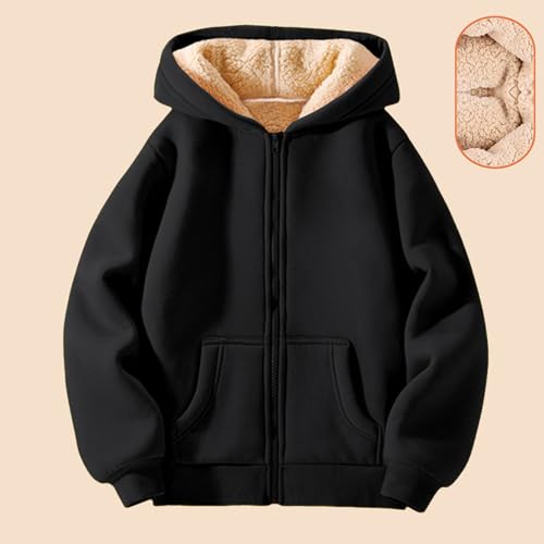 Pull fille 12 ans style blouson à capuche fourrure pour l'école