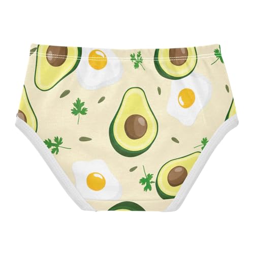 Fun Print Toddler Underwear Floral 2t Cotton Panties Little Girl Halved Avocados Kids Briefs Undies2