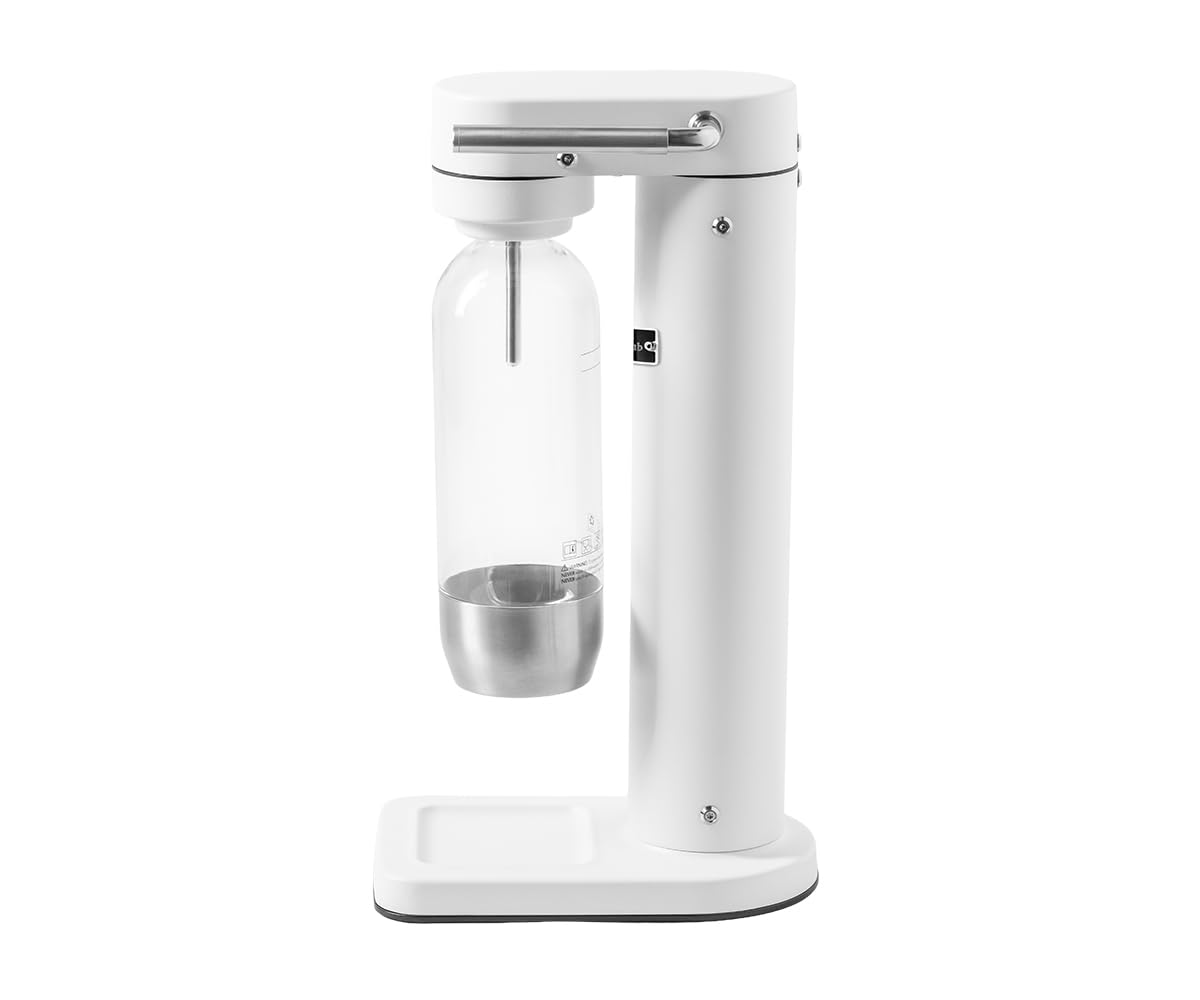 Machine à Eau gazeuse Fizz Club H2O Blanc Mat – Gazéificateur Manuel Sans Électricité
