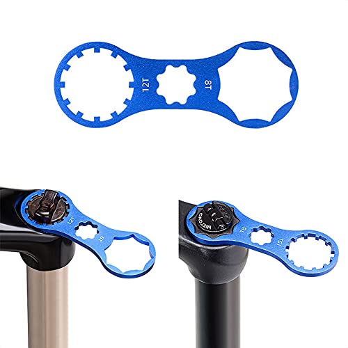 ALEOED Aluminum Alloy Bicycle Front Fork Repair Wrench Tool for SR Suntour XCM XCR XCT RST MTB Mountain Bike Fork Cap Disassembly