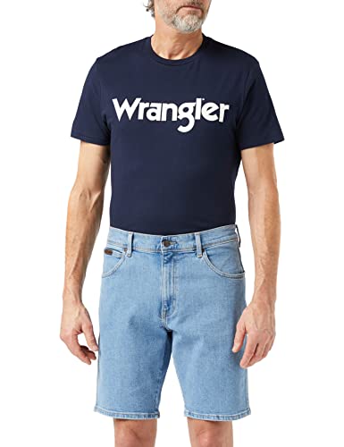 Wrangler Texas Short Pantaloncini, Blu (Mid Run)