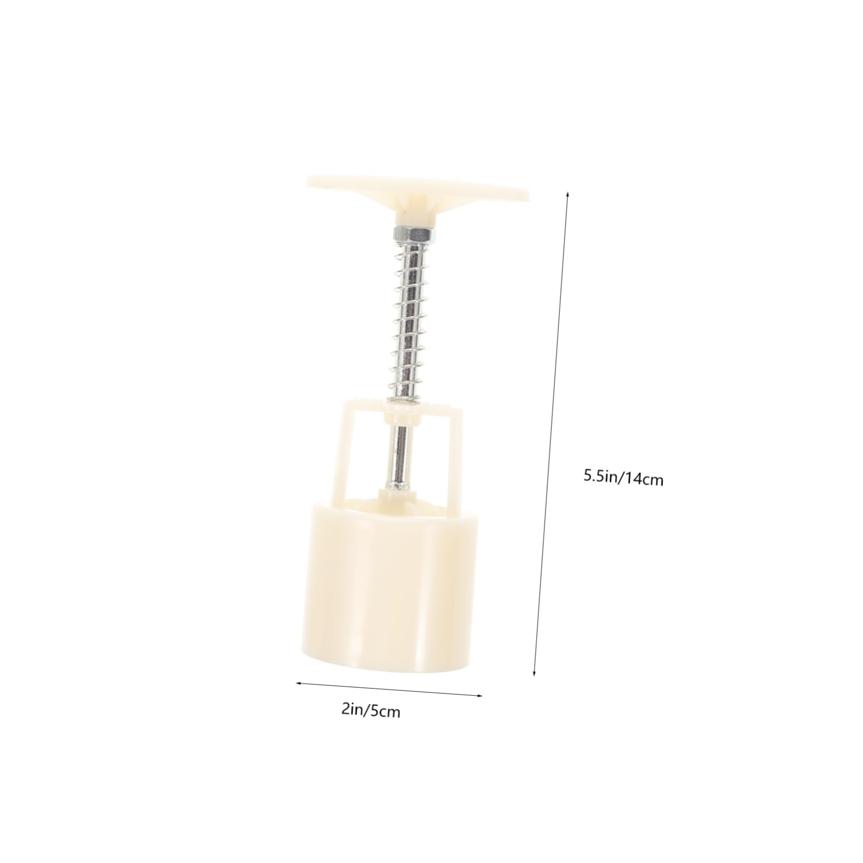 Cabilock 5pcs Hand-pressure Moon Cake Mold Set Mid-autumn Press Mold Round Baking Tool for Diy