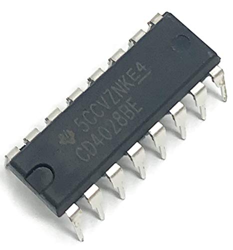 Juried Engineering Cd4028Be Cd4028 Cmos Bcd-To-Decimal Or Binary-To-Octal Decoders/Drivers Ic Breadboard-Friendly Dip-16 (Pack Of 10) #TOP6