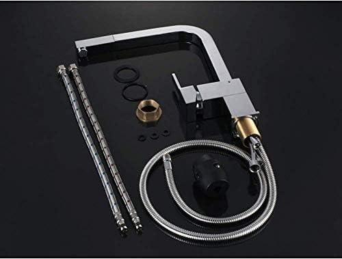 Robinet d'évier carré extractible pour simplifier la vaisselle