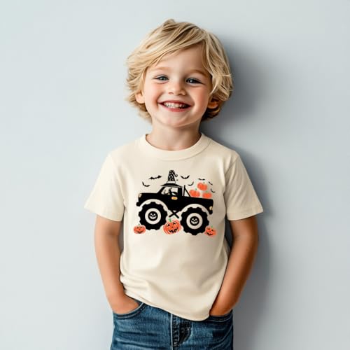 Toddler Halloween Shirts for Boys Kids Girls, Cute Spooky Pumpkins Ghosts Bats Witches and Monsters Halloween T Shirt: 2-6T3