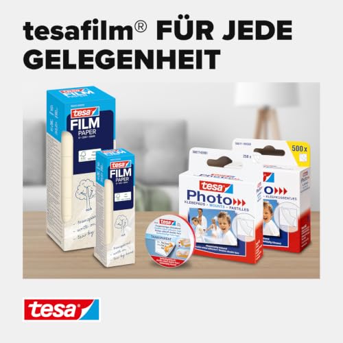 tesa doppelseitiges Klebeband - in hochwertiger Metalldose - 10 m x 15 mm – Ansicht 7
