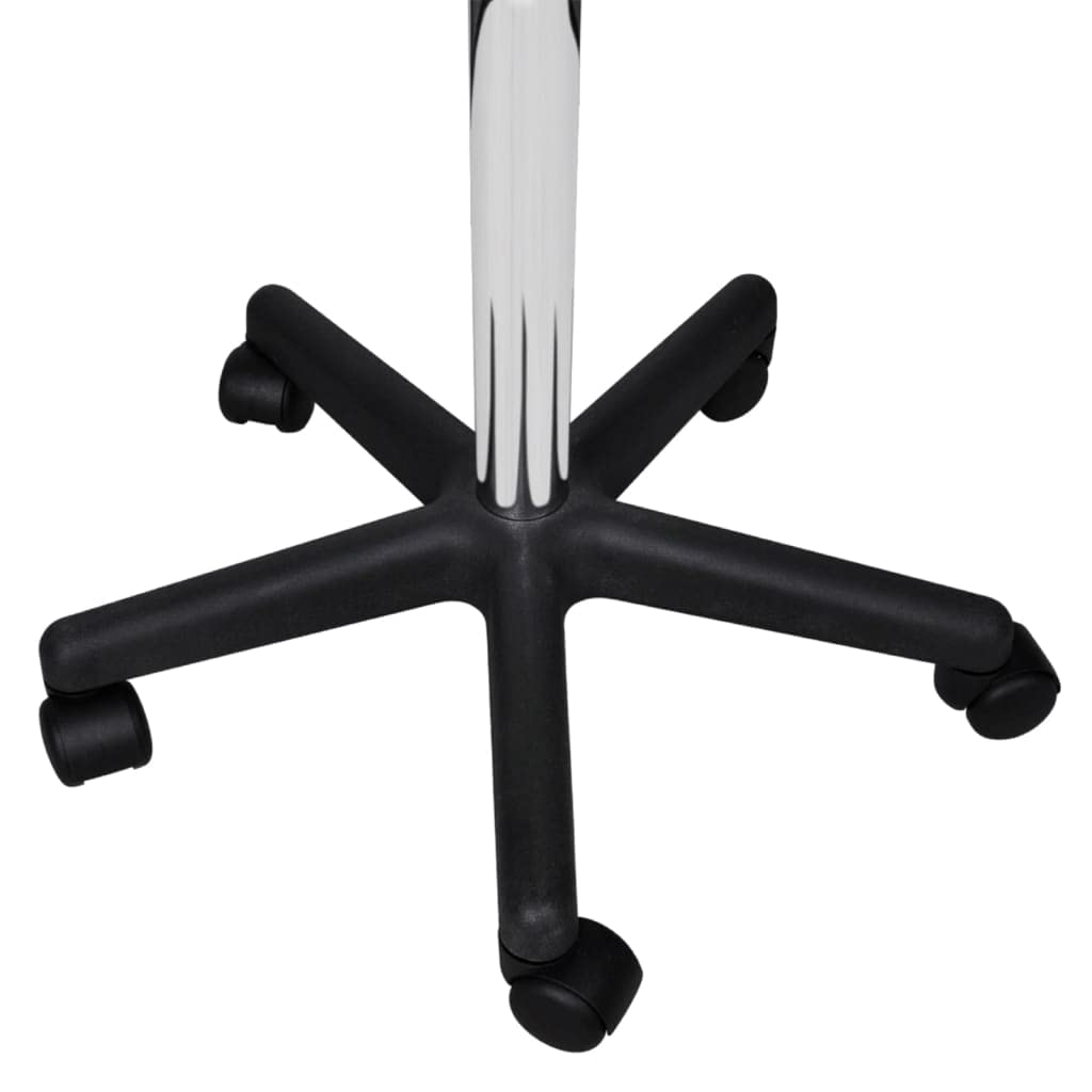vidaXL Sgabello Ufficio Rosso Regolabile Imbottito Similpelle Moderno Sedia