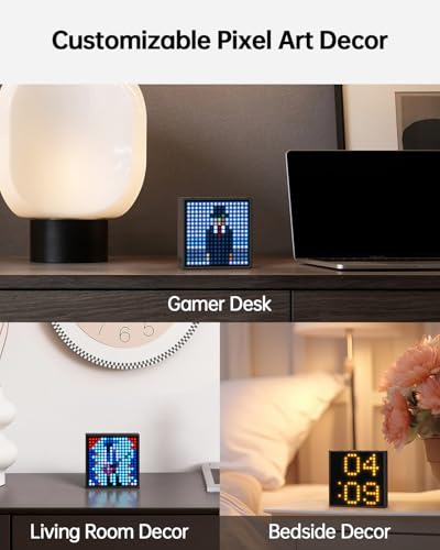 Divoom TimeBox Evo -- Pixel Art Bluetooth Speaker with 16x16 LED Display APP Control - Cool Animation Frame & Gaming Room Setup & Bedside Alarm - image 8