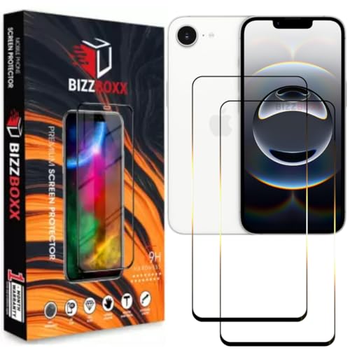 Image of Tempered Glass Screen Protector Guard For iPhone 16e With Precise Edges - High Definition, Shatterproof, Easy Install, Anti-Fingerprint Screen Guard (iPhone 16e, 6.1 inch) - Pack of 2
