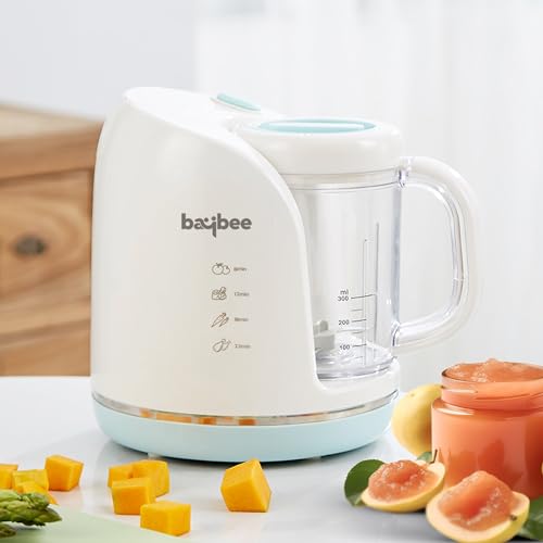 Baybee Multifunctional Baby Food Processor with Reheat & Defrost | Electric Baby Food Maker with Steamer, Blender & Masher | Easy One-Touch and Travel