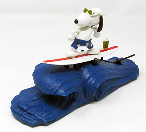 Figura Snoopy Joe Cool Surfing 15 cm Modelo Plástico miniatura 2