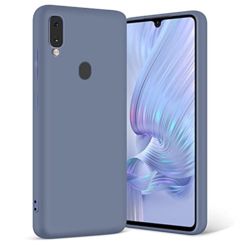 Coque Samsung Galaxy A20/A30 fine anti-rayures et chocs silicone liquide gris