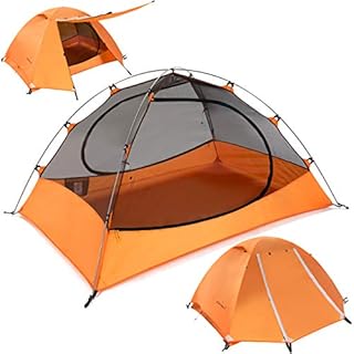 Clostnature 1.5-Person Tent for Backpacking - Ultralight 1-2 Person Backpacking Tent, Hiking Tent, Camping Tent for 1.5 Man