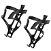 COFIT Portaborraccia per Bicicletta in Alluminio Robusto, Portaborraccia per Bici Leggero e Resistente Supporto per MTB, BMX e Road Biciclette Ciclismo All'aperto, Confezione da 2 (Nero)