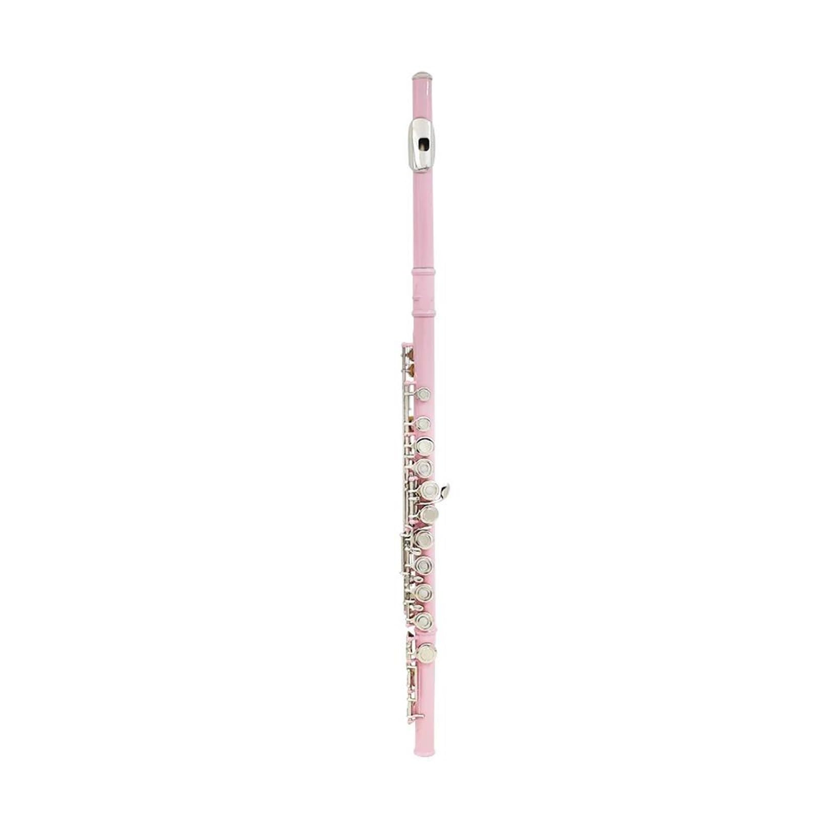 Flauto Traverso Flauto Rosa A 16 Fori Con Accordatura In Do Strumento A Fiato In Legno Flauto A Tubo In Cupronichel Argentato Nichelato Con Accessori
