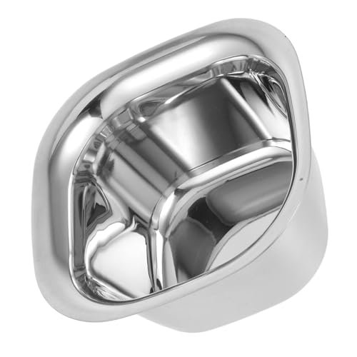 PRETYZOOM Small Stainless Steel Snack Bowls Stackable Square Dipping Sauce Dishes for Ice Cream Seasoning and Serving Polished Finish for Home and Restaurant Use