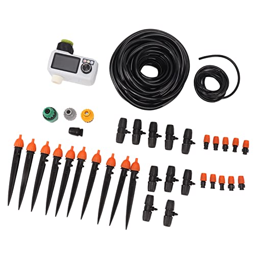 Controlador de riego de Temporizador automático IP68 Implaz del Agua G3/4 Hilo Masculino Batería Recargable de riego automático para el balcón de jardín Riego de Goteo de Pared