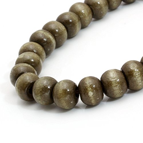 Milakoo 6 Pcs 8Mm Natural Wood Beads Bracelet For Men Women Lava Rock Bracelet For Oil Diffuser #TOP3
