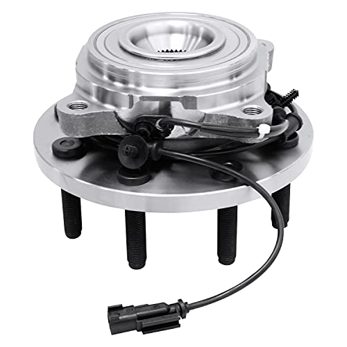 Image of Detroit Axle - 4WD Front Wheel Bearing Hub for Dodge Ram 2500 3500, Hub Bearing 2009-2011 Ram 2500 3500 Replacement Wheel Bearing and Hub Assembly Set, Pair Hubs