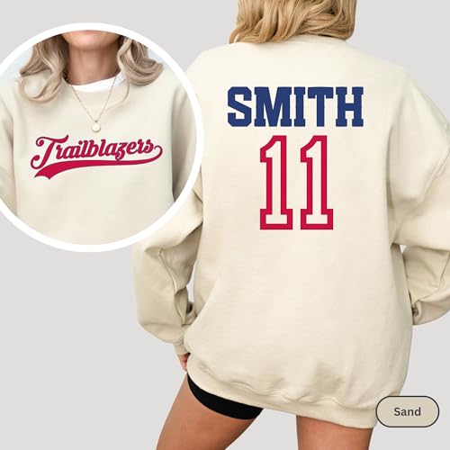 Camisa tipo jersey personalizada unisex con nombre de equipo – Ultra suave, camiseta deportiva con nombre de equipo de béisbol; ideal para familias a juego, día de juego y regalos miniatura 4