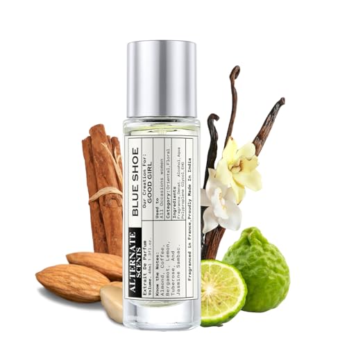 Image of Alternate Scents BLUE SHOE 40ml Long Lasting Perfume For Men |Strong& long Lasting with 30% Oil Concentration|Floral-Gourmand Scent|Fragrance From France | Made In India|