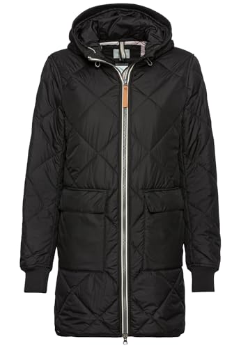 Preisvergleich Produktbild camel active Damen Steppmantel aus recyceltem Polyester Schwarz womenswear-44