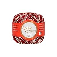 Anchor Fil à Crochet, 100 % Coton, 259, épaisseur 16, 88 G