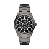 Bracelet de Haute qualité en Acier inoxydable Gun, 21 cm de longueur et 21 mm de largeur avec une Boucle déployante avec poussoir.