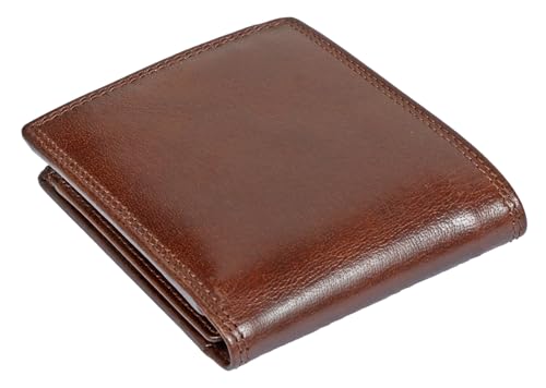 Image of BROWN BEAR Classic Heritage Genuine Leather Wallet for Man | Purse for Men Wallet (Brown)