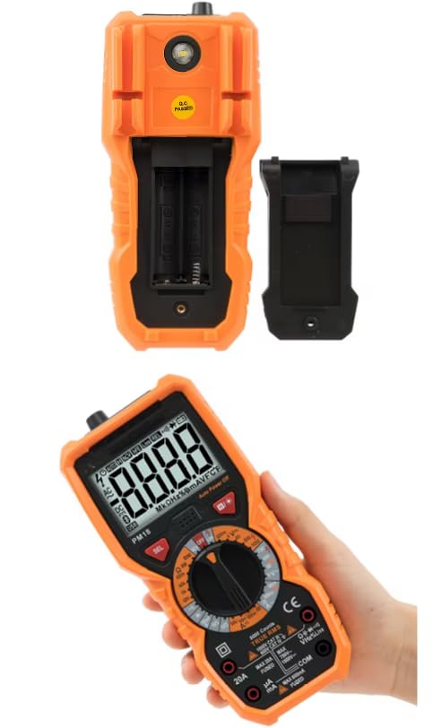 PM18 Voltmeter NCV Liveline Test Hand-held Digital Multimeter TrueRMS Amperemeter